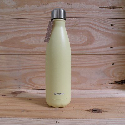 Bouteille isotherme jaune pastel 500ml